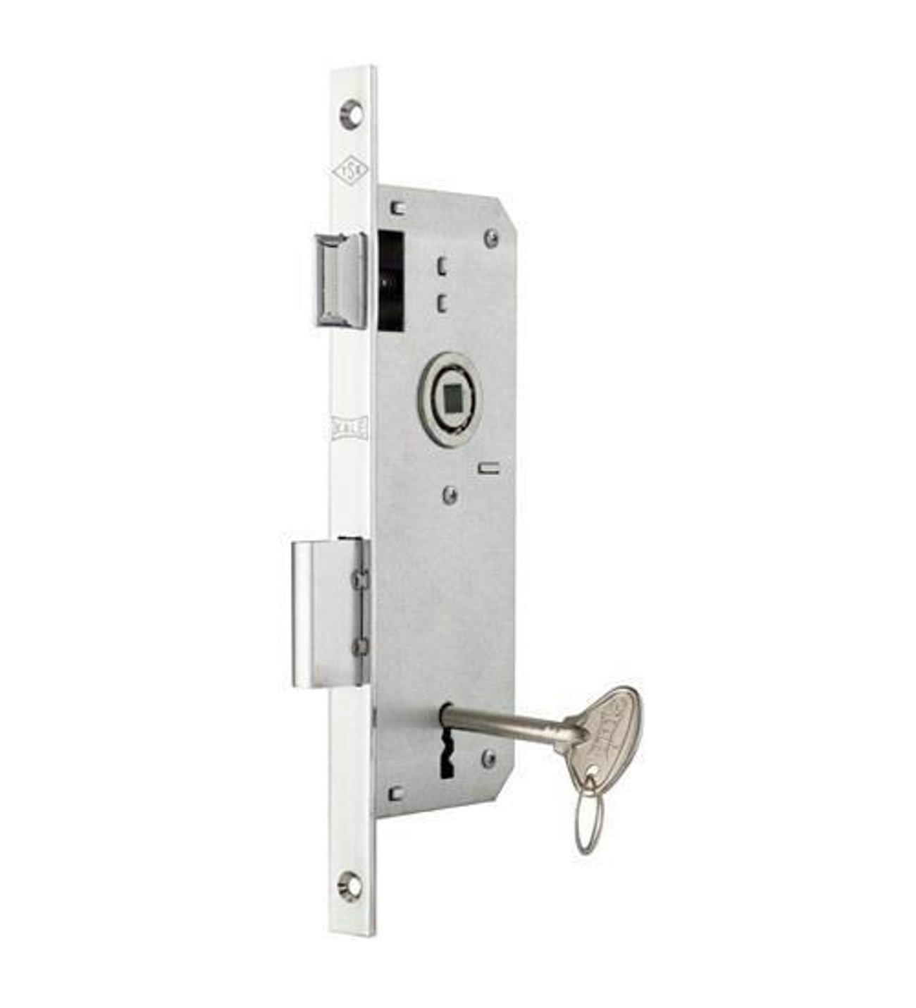 Kale 151 R 35 mm Oda Kapı Kilidi Nikel Düz